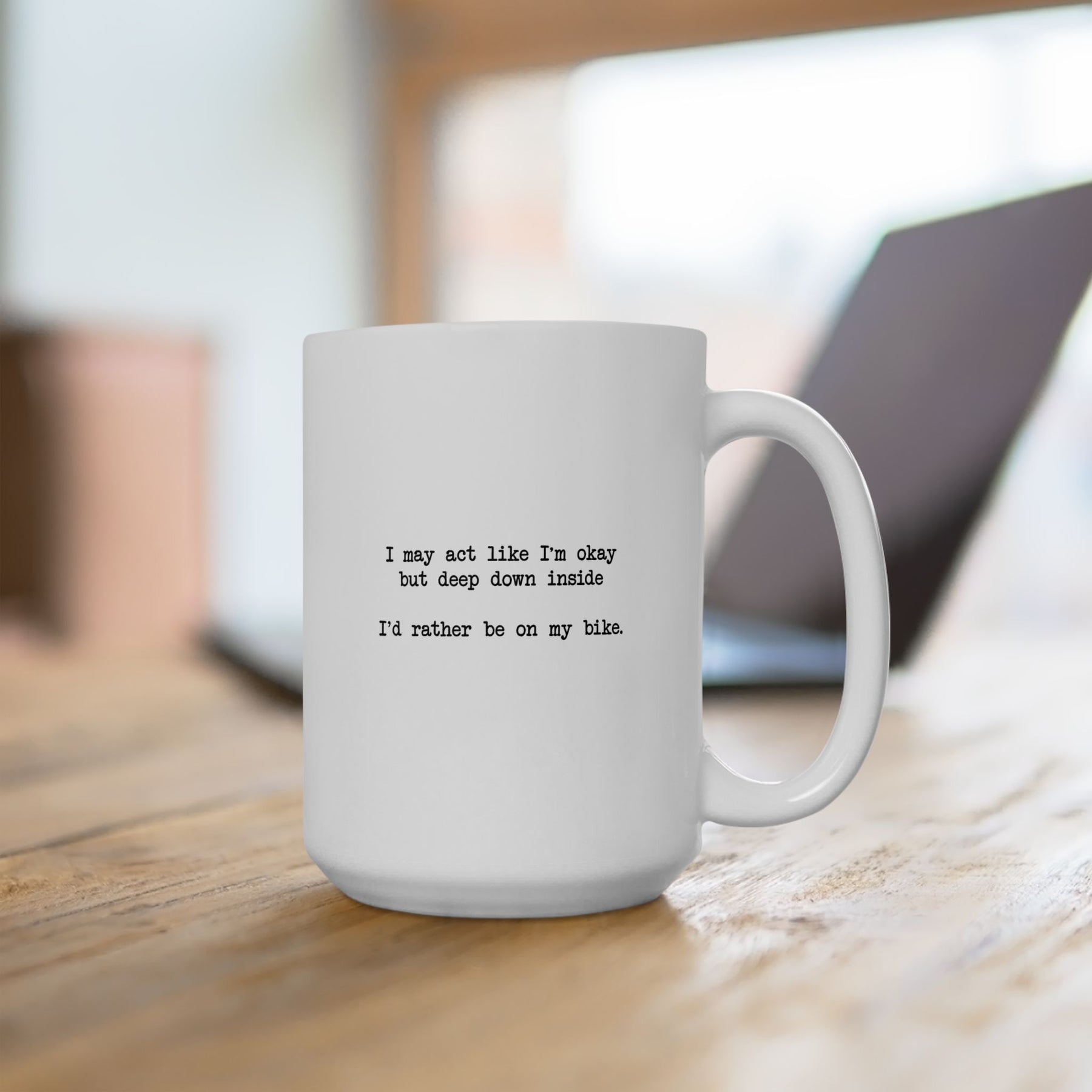 "I'd Rather Be On My Bike" Mug